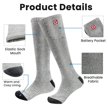 QILOVE heat level control image highlights 3 adjustable settings for personalized comfort.