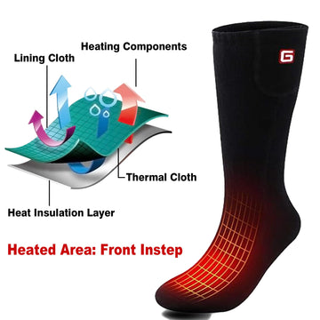 QILOVE heated socks are machine washable for easy care.