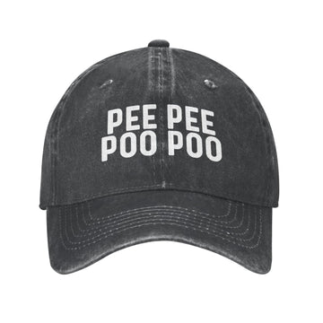 Qioesotry Make Pee Pee Poo Poo Again hat adjustable buckle for all day comfort.