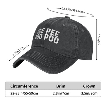 Qioesotry Make Pee Pee Poo Poo Again hat for gatherings and fun.