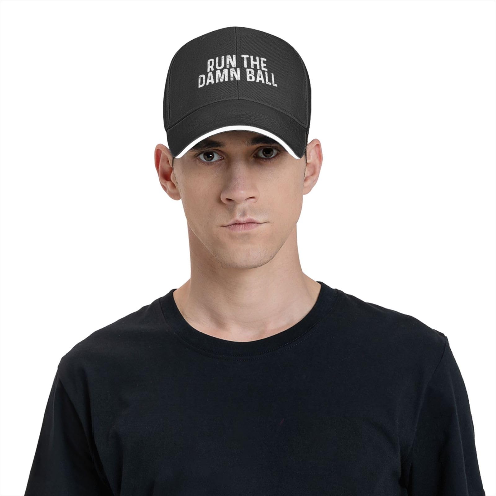 Qioesotry Run The Damn Balls Hat gift-ready packaging