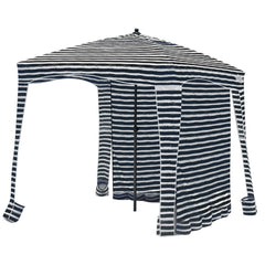 Qipi Beach Cabana umbrella and extension pole for easy setup