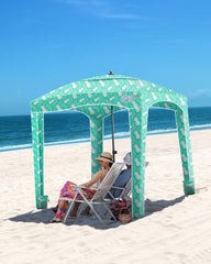 Qipi Beach Cabana extension pole for stable, adjustable shelter height