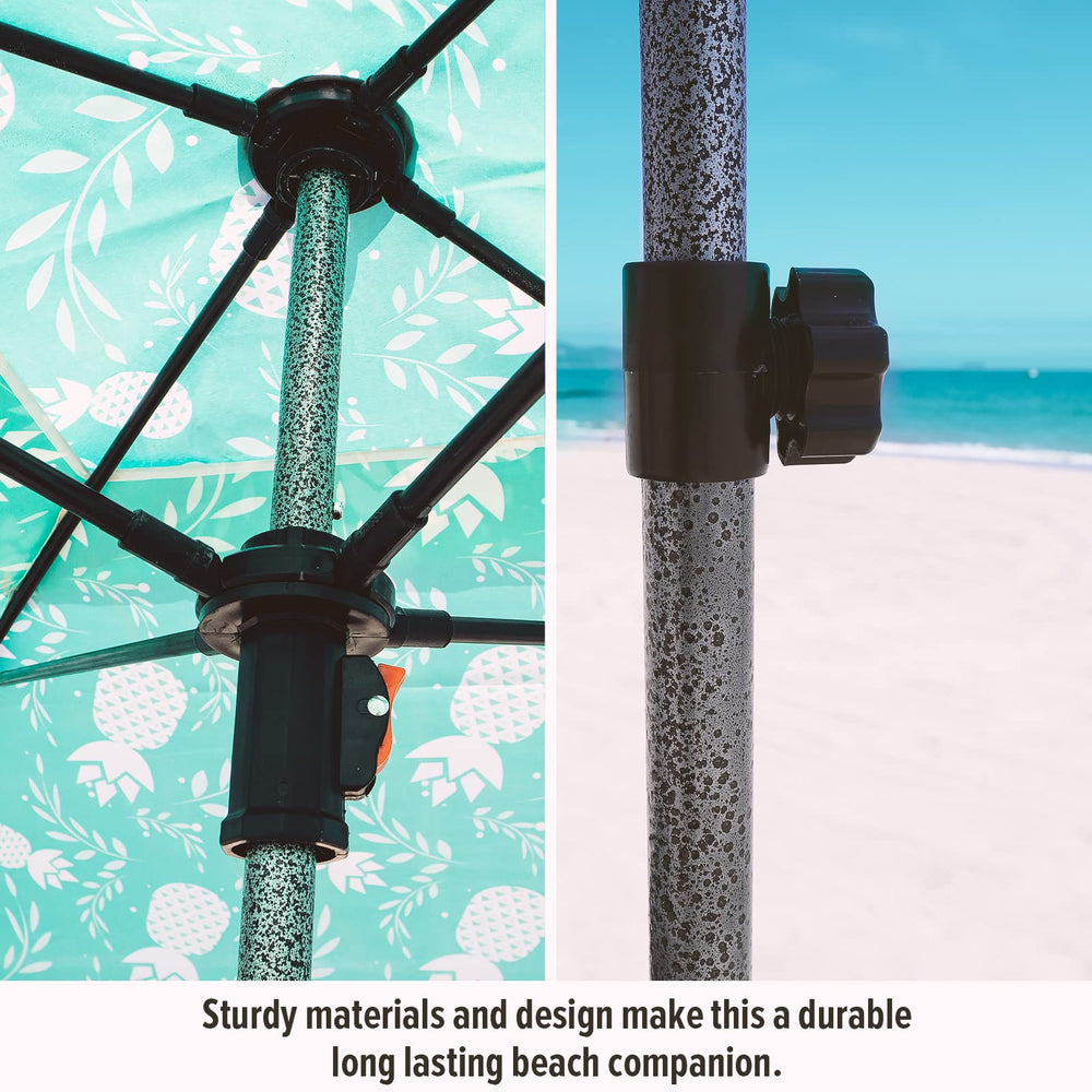 Qipi Beach Cabana UPF 50+ protection blocks harsh sun