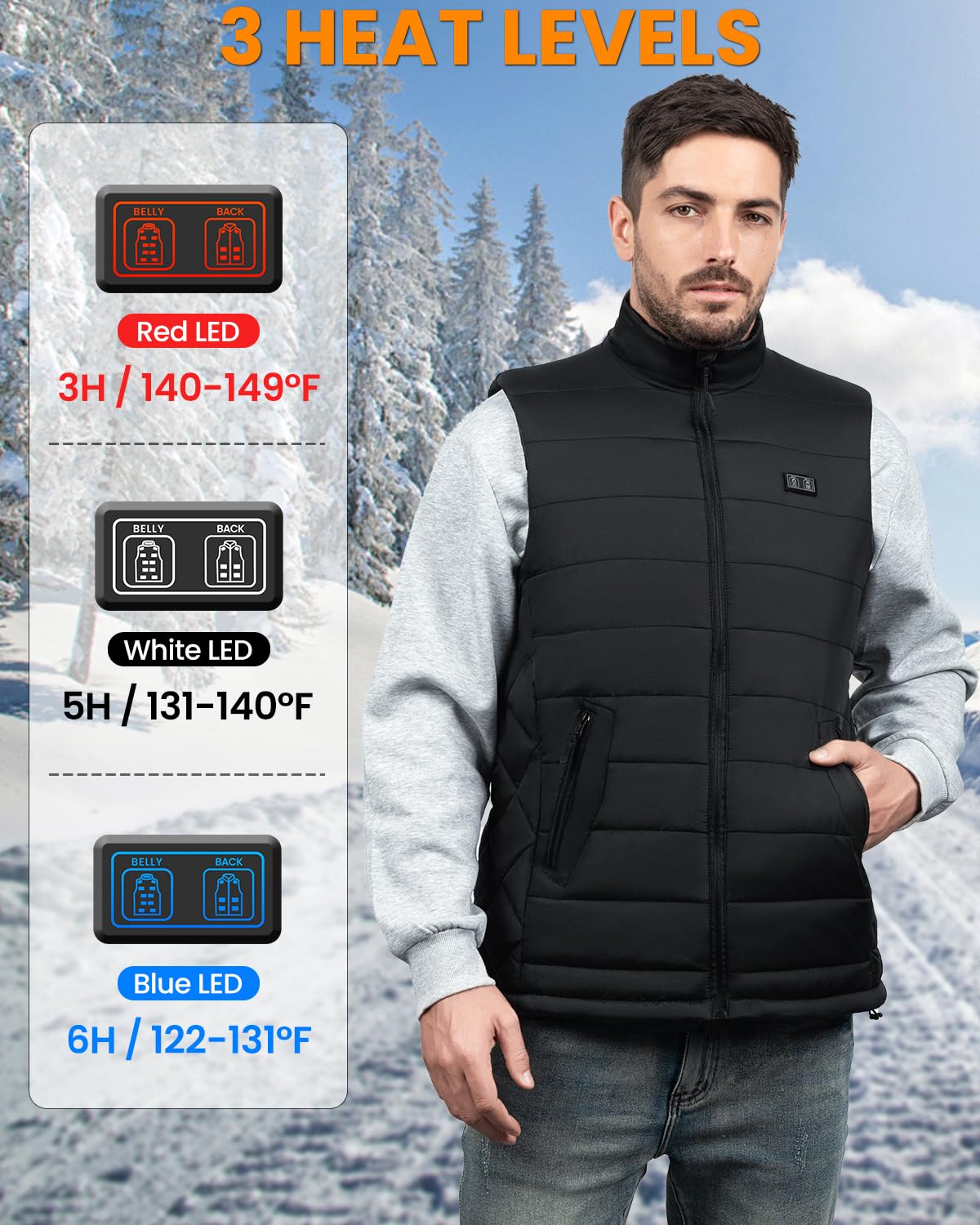 QIUJIN rechargeable pack powering extended warmth on the go.