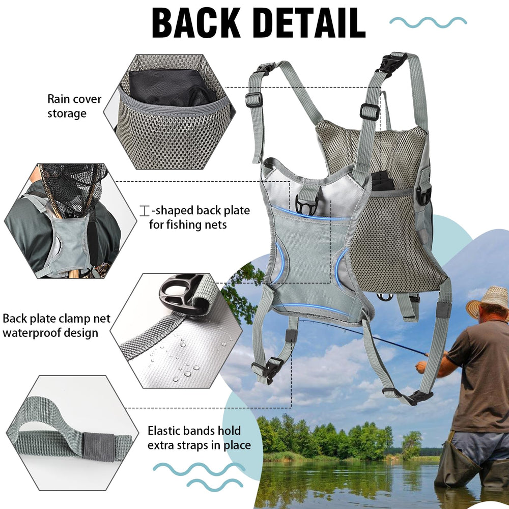 Ergonomic, adjustable shoulder straps for comfort