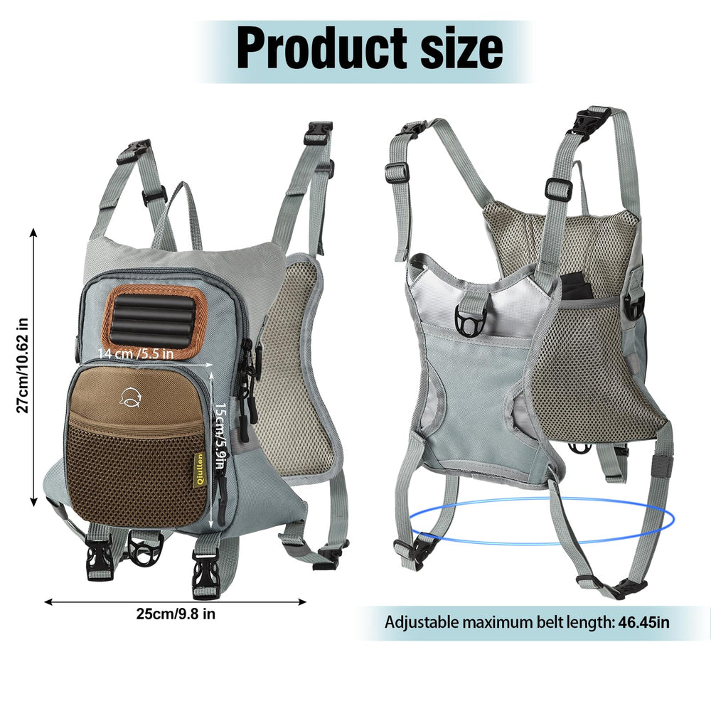 Side view of Qiullen chest pack