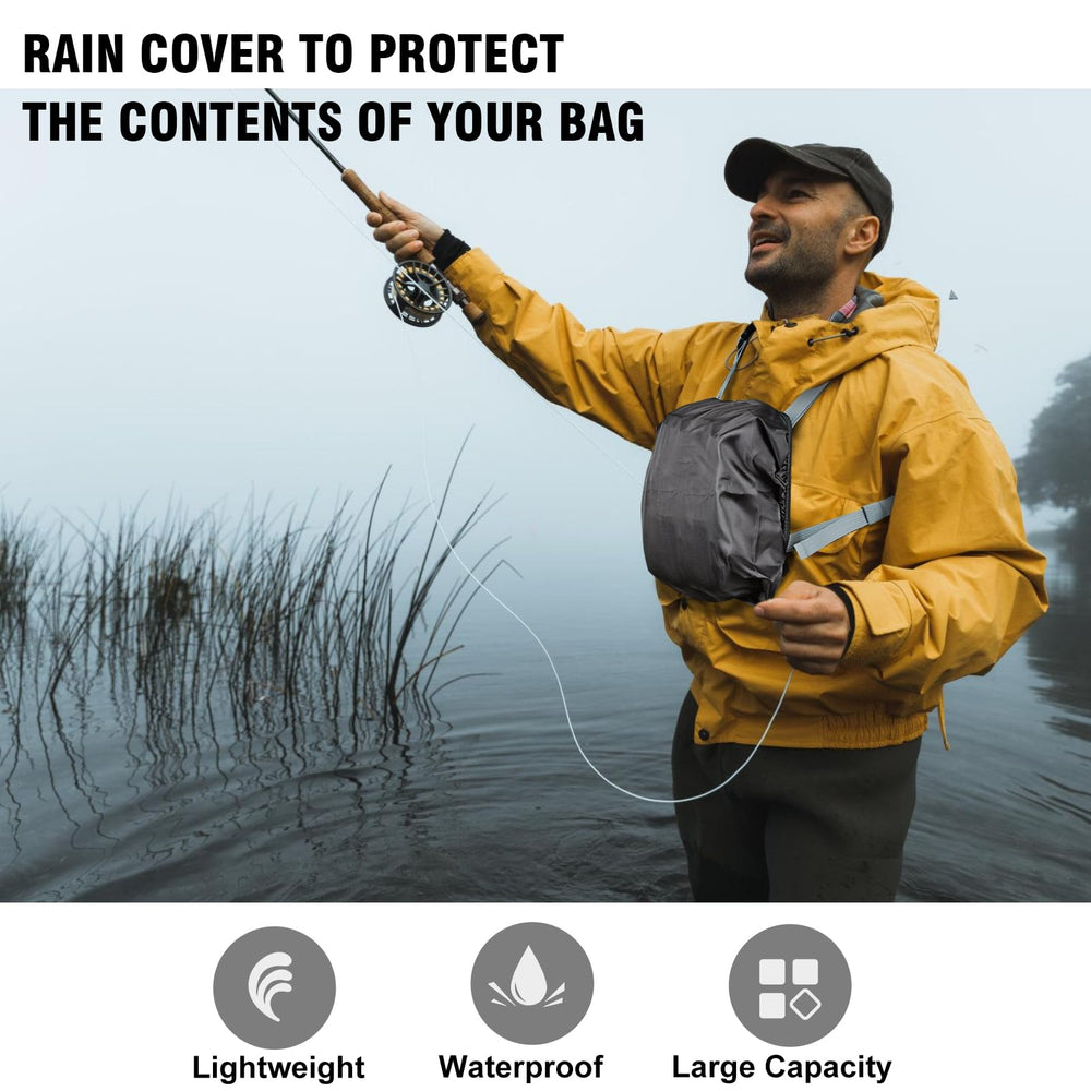 Lightweight and portable fishing chest pack for outdoor adventures