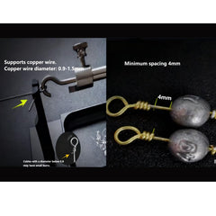 QiuLovesYT fly tying station with high-precision clamp for secure assembly.