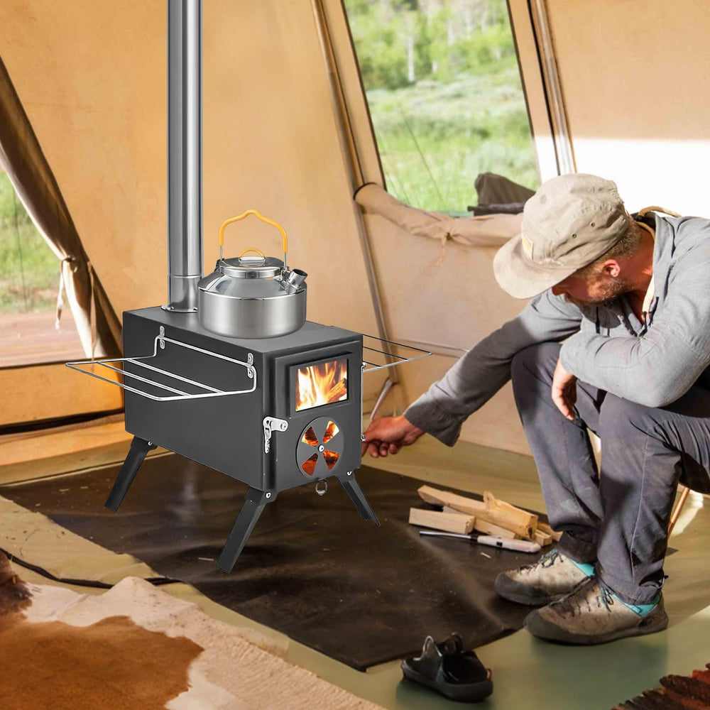 Qivine foldable legs enable compact packing and easy setup