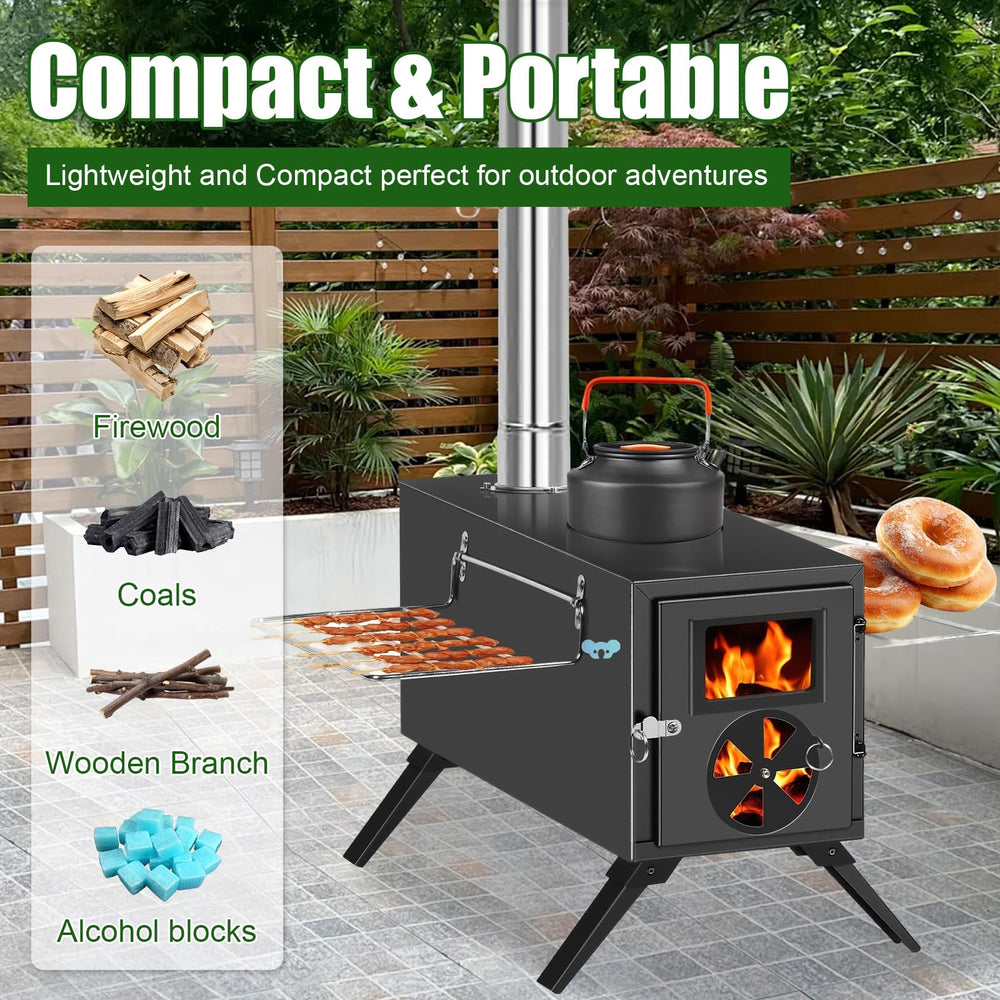 Qivine winter-ready stove delivers reliable warmth for ice fishing trips