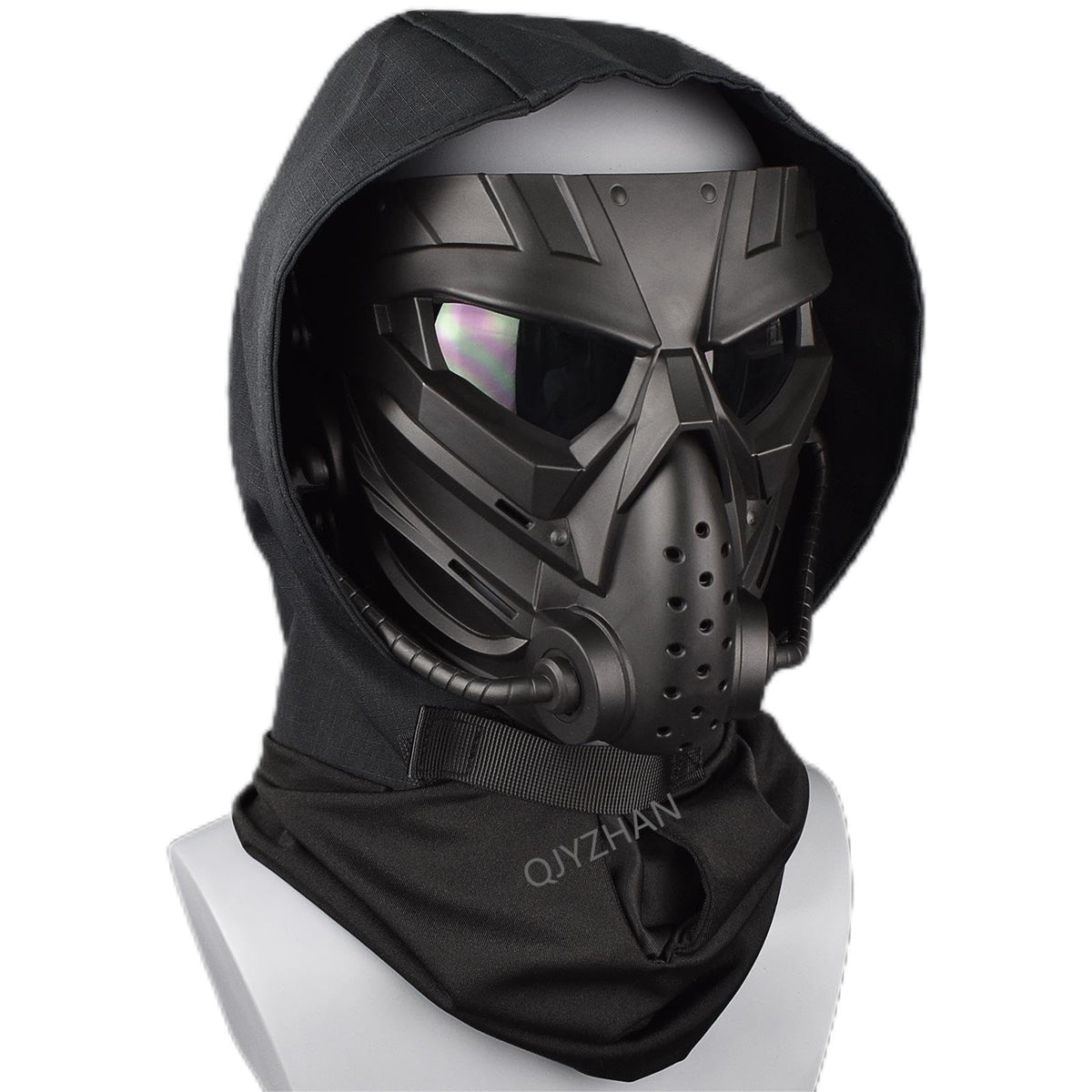 QJYZHAN airsoft mask full-face skull with durable nylon shell for CS games