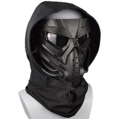 QJYZHAN airsoft mask full-face skull with durable nylon shell for CS games