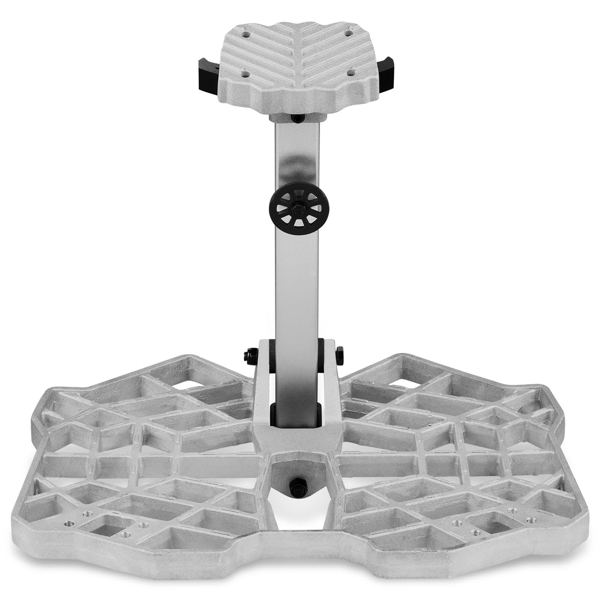 QOGIR saddle hunting platform top view shows broad surface for stable shots