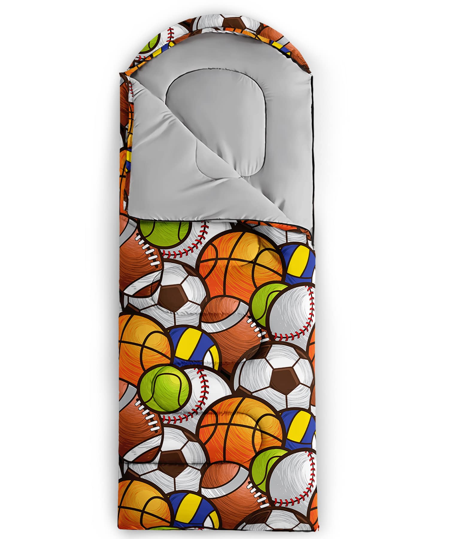 QOOMO 31x90 inch sleeping bag size fits adults and kids