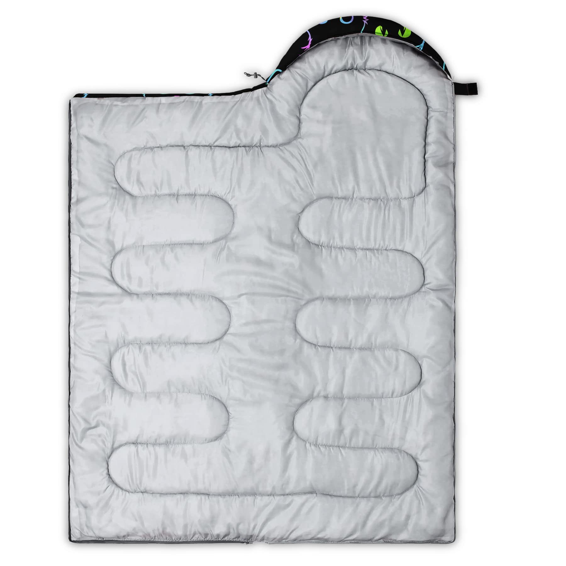 QOOMO 31x90 inch size demonstrates roomy space for adults and kids.