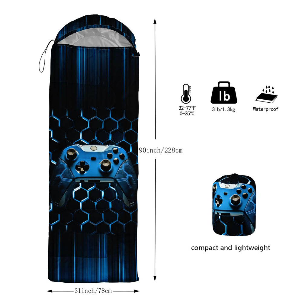 QOOMO sleeping bag in use during camping for comfortable rest