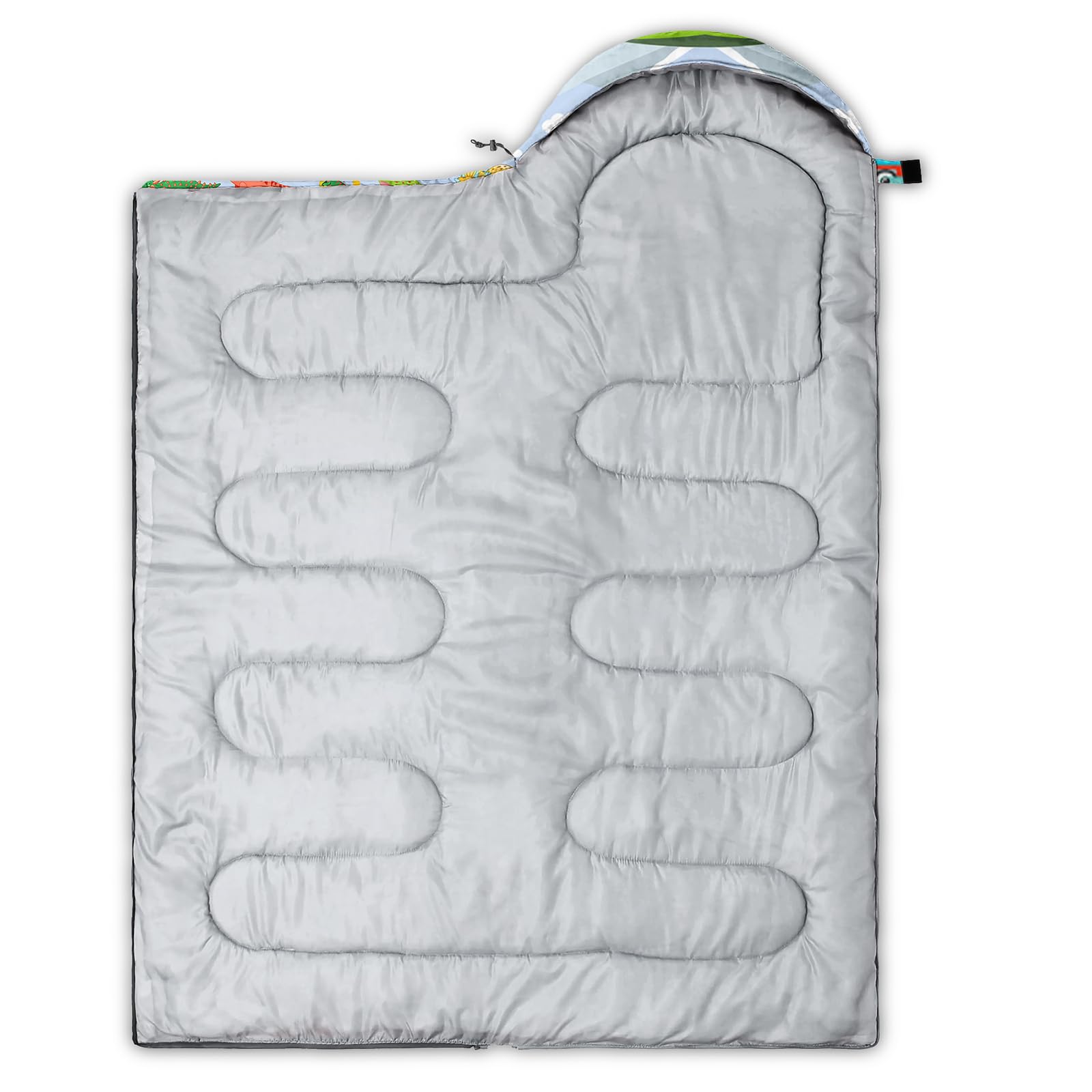 QOOMO foot-zip design allows adjustable airflow for changing temperatures