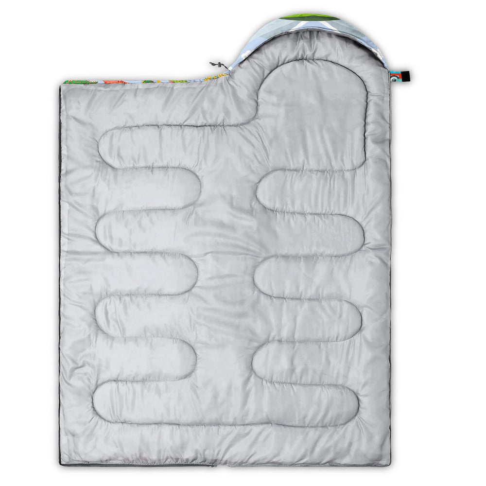 QOOMO foot-zip design allows adjustable airflow for changing temperatures