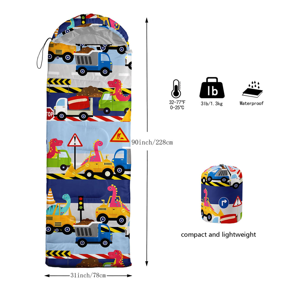QOOMO size 31x90 inches suits adults and kids for shared camping trips