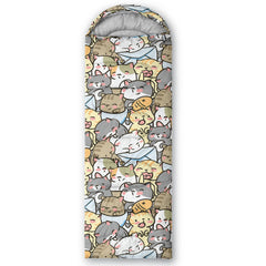QOOMO sleeping bag hood with drawstring shows warmth retention