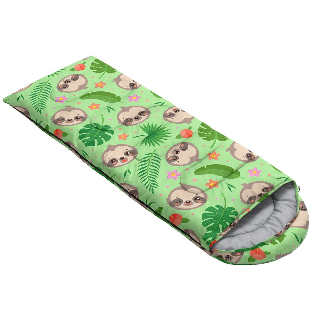 QOOMO sleeping bag foot zip allows adjustable airflow and temperature control.