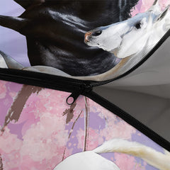 QOOMO Pink Cherry Blossom sleeping bag weighs about 3 pounds for easy carry