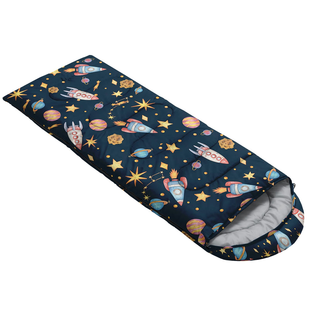QOOMO Planet microfiber fill delivers lightweight warmth without bulk