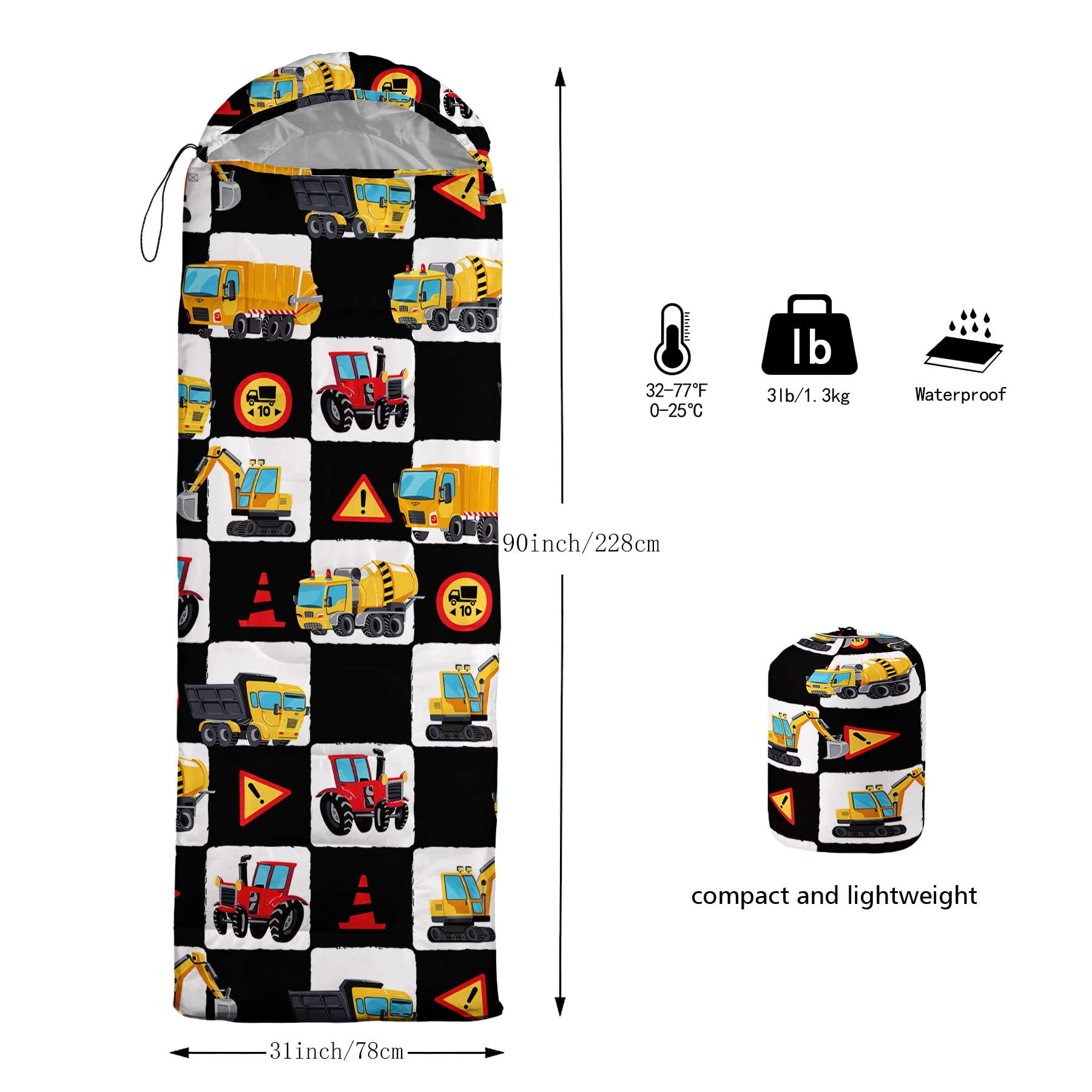 QOOMO three-season sleeping bag remains comfortable across temperature changes.