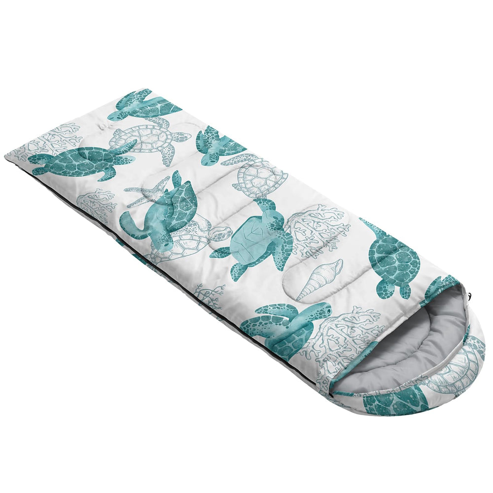 QOOMO Turtles outer material 210T polyester resists moisture while staying breathable.