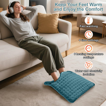 Qoosea foot warmer folded for storage and space saving