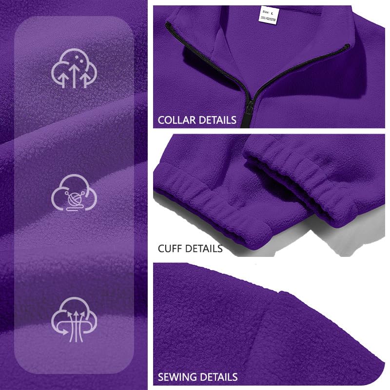 QOSOQ packable polar fleece jacket design shown as lightweight outer layer for travel.