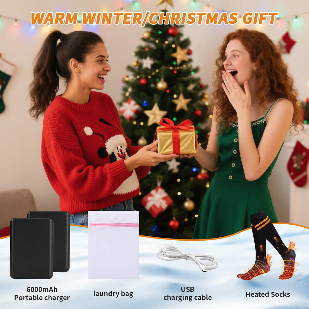 Qsocksy heated socks offer up to 8 hours of warmth.