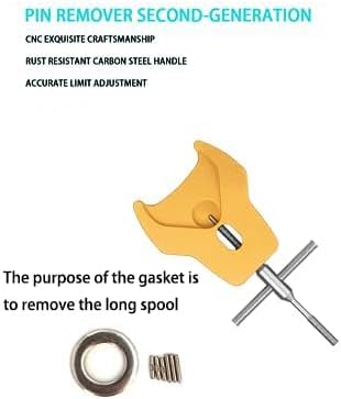 Versatile tools suitable for disassembling spinning, drum, and baitcasting reels