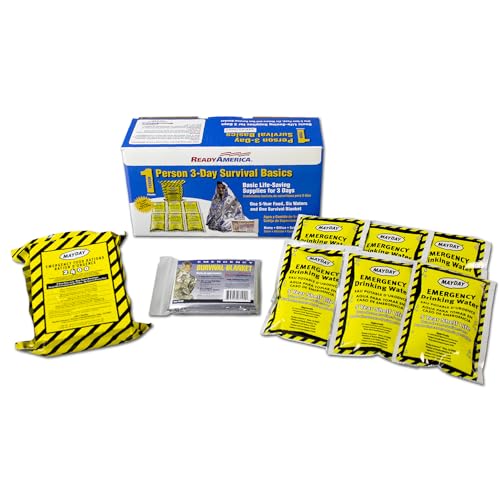 Quakehold Survival Box 2400-calorie food bar for energy.