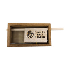 Top view of Maple and Mahogany Easy Yelper turkey call