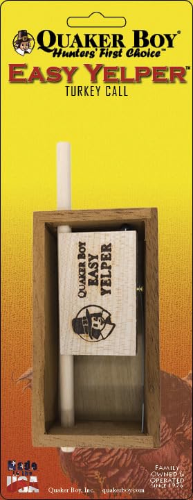 Field-ready Quaker Boy Easy Yelper Turkey Box Call