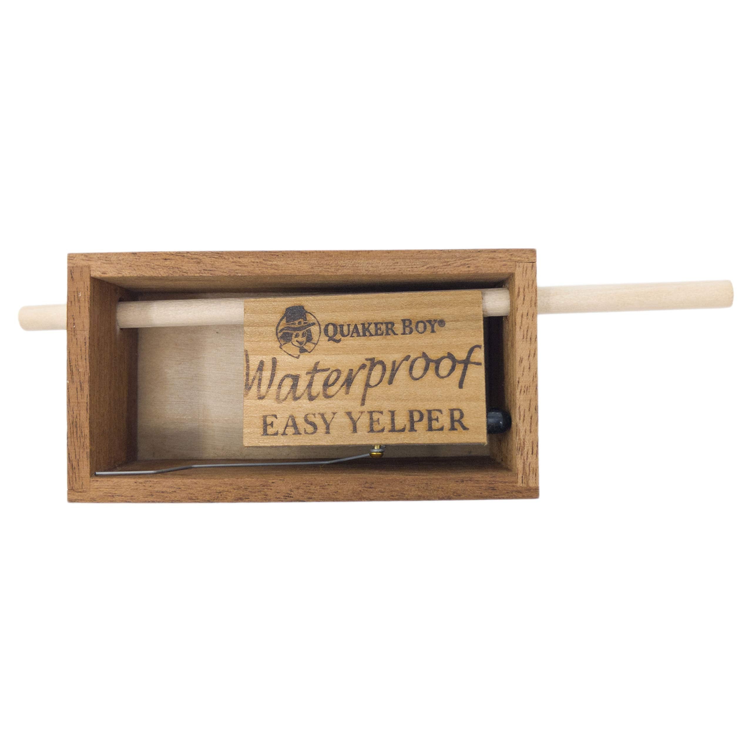 Quaker Boy H2O Easy Yelper wood call performs in heavy rain.