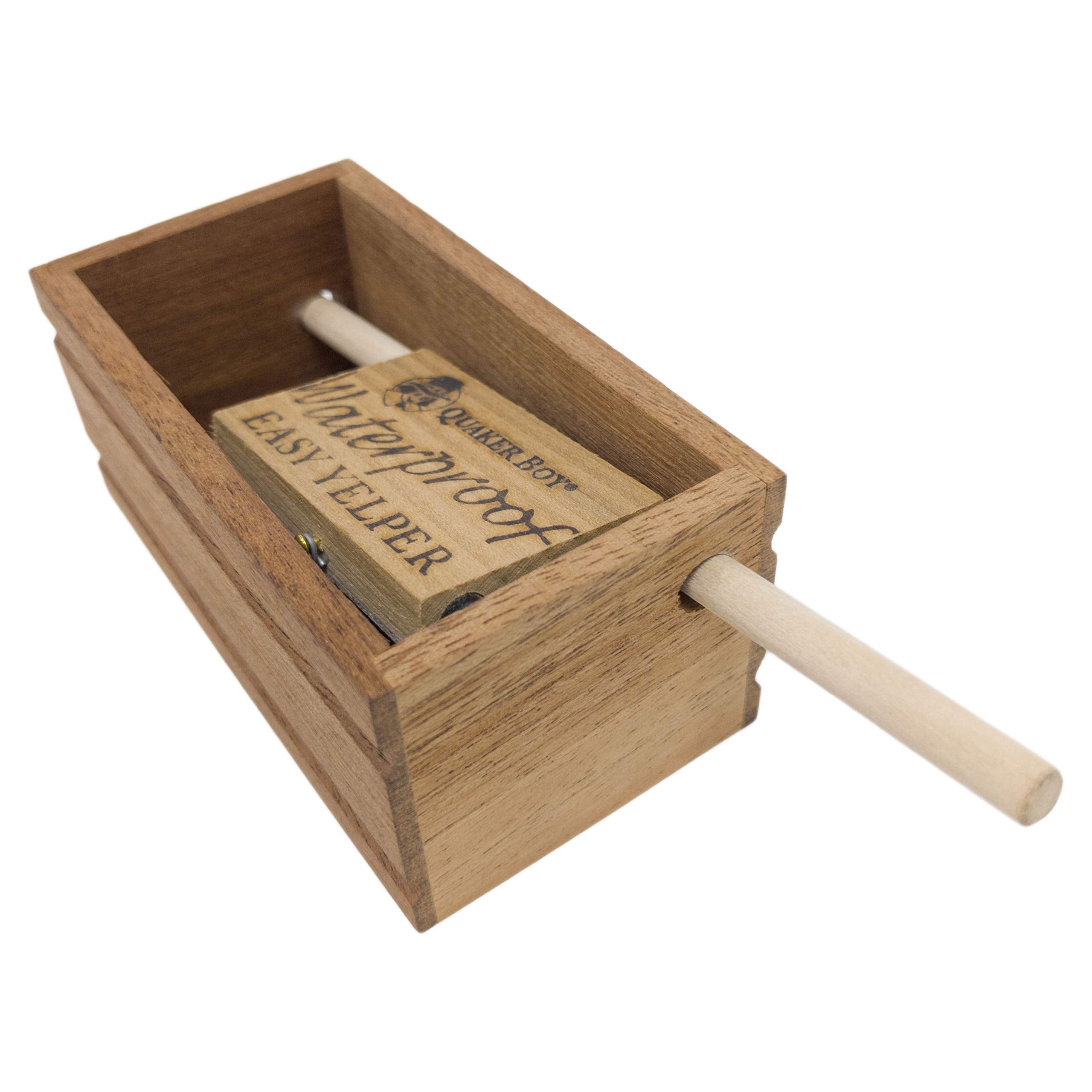 Quaker Boy H2O Easy Yelper wood call delivers clear sound in wind.