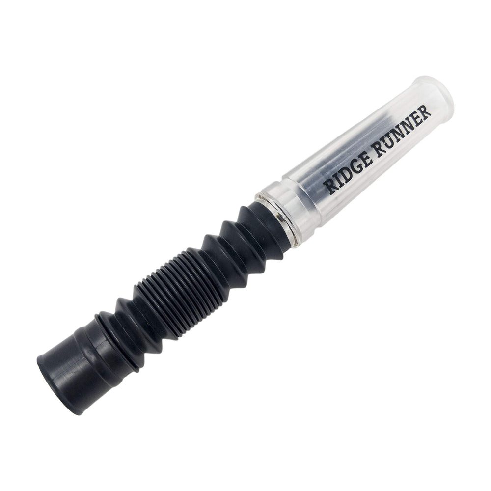 Quaker Boy Ridge Runner dual-tone adjustment shows adjustable tone options for buck calls.
