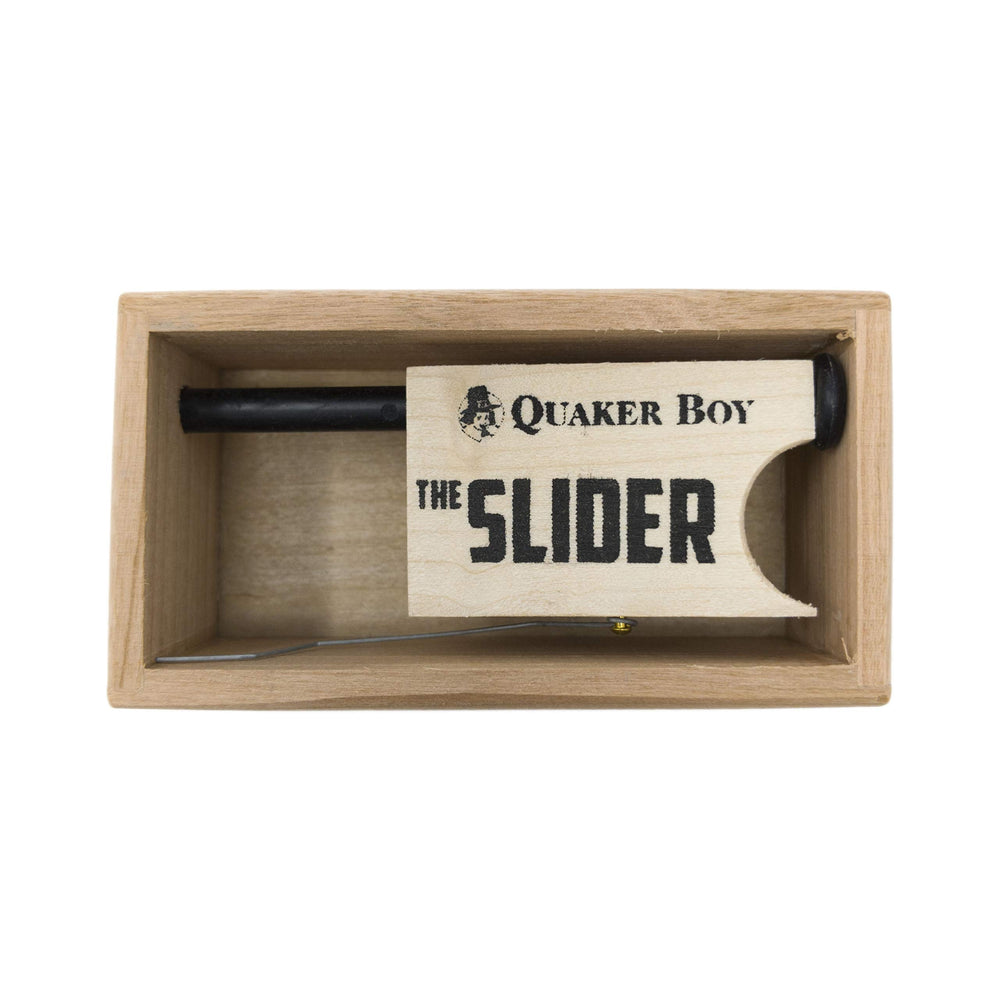 Quaker Boy Slider Box Call packaged for easy transport.