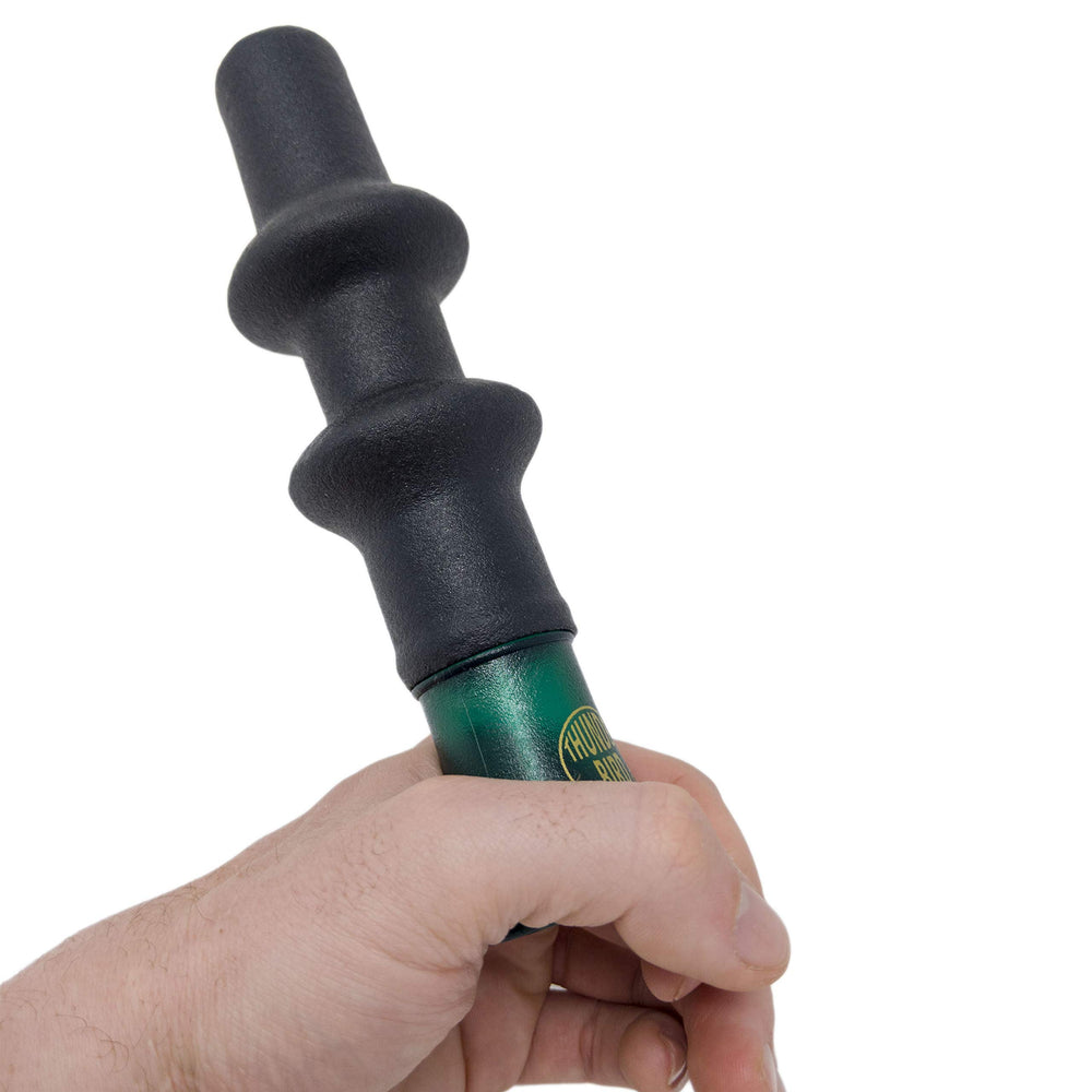 Quaker Boy Thunderbird silencer cap reduces sound when not calling.