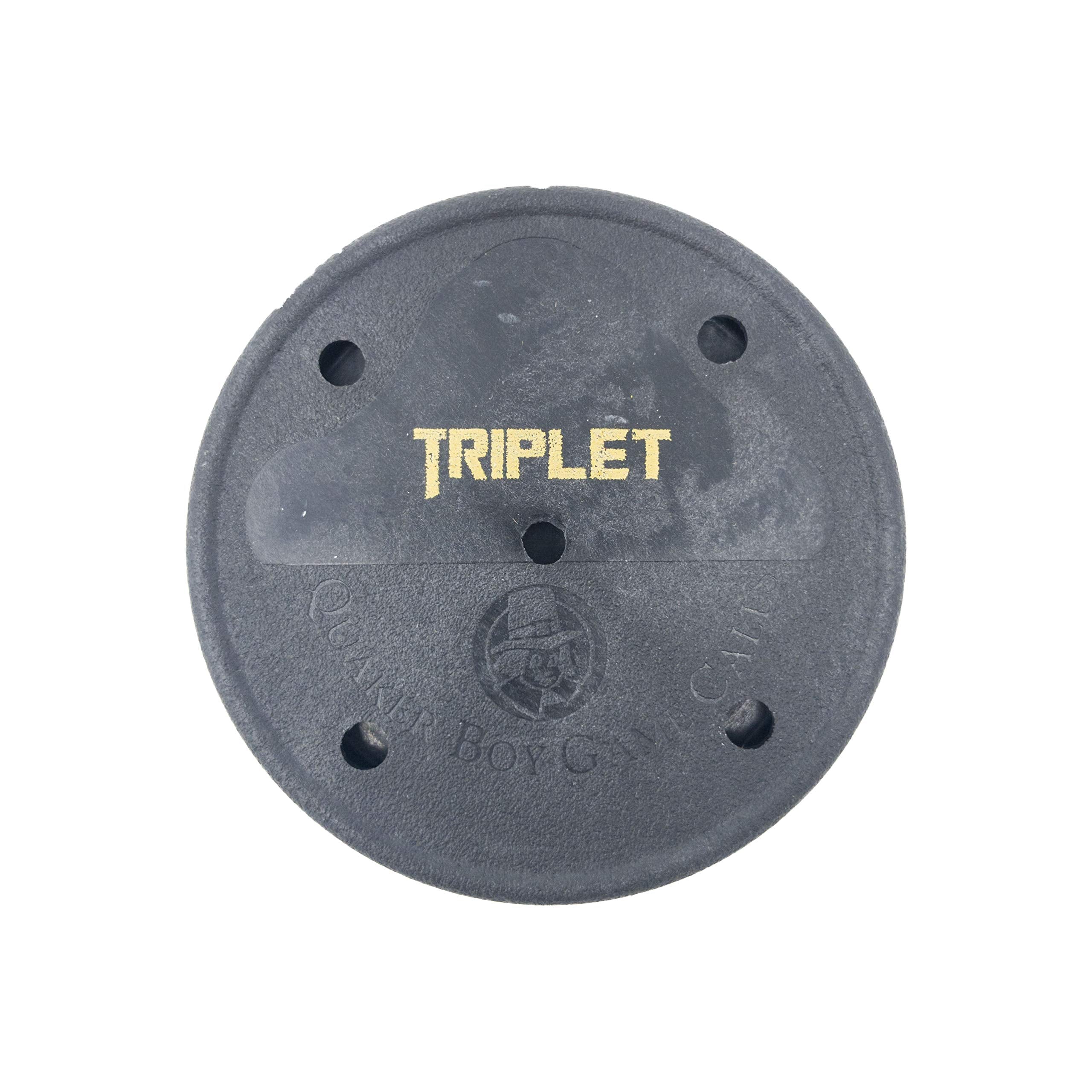 Quaker Boy Triplet Turkey Call — carbon, wildwood ash and acrylic strikers with cleaning pad