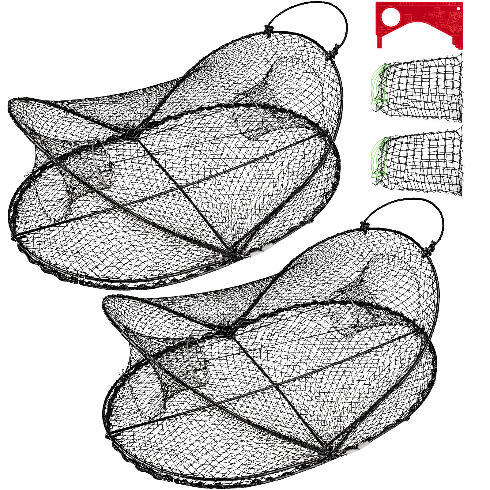 QualyQualy Crawfish Trap with two entrances and 180-degree opening