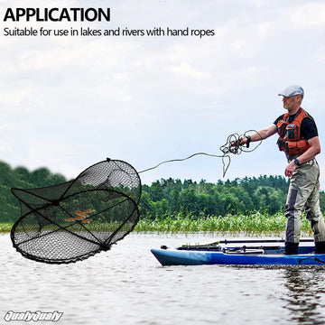 Flat bottom crawfish trap designed to prevent rolling