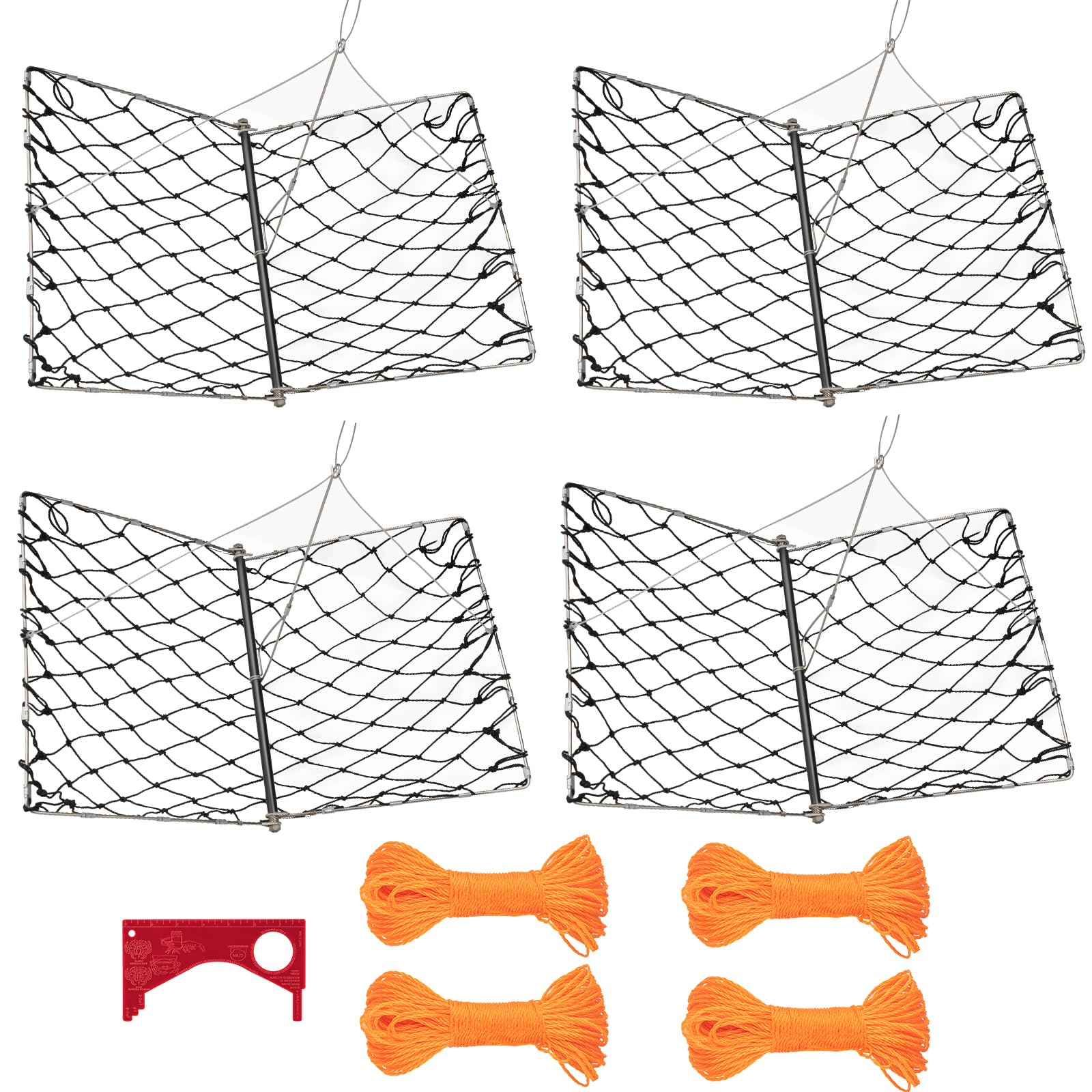 QualyQualy 4-Set Castable Crab Trap - front view