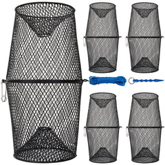 Overview of QualyQualy 5-Pack Heavy-Duty Crawfish Traps