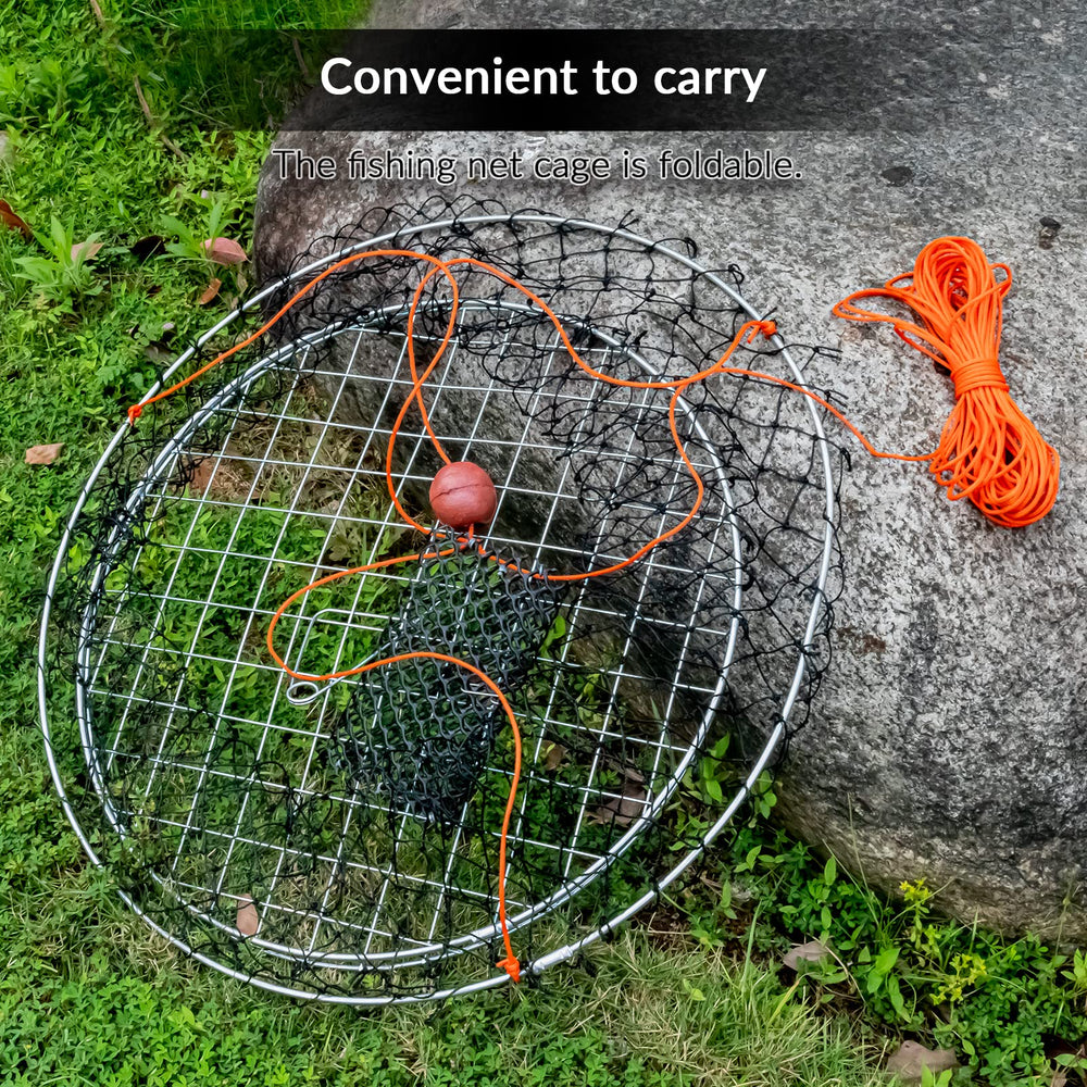QualyQualy crab net 24-strand netting improves catches and stability.