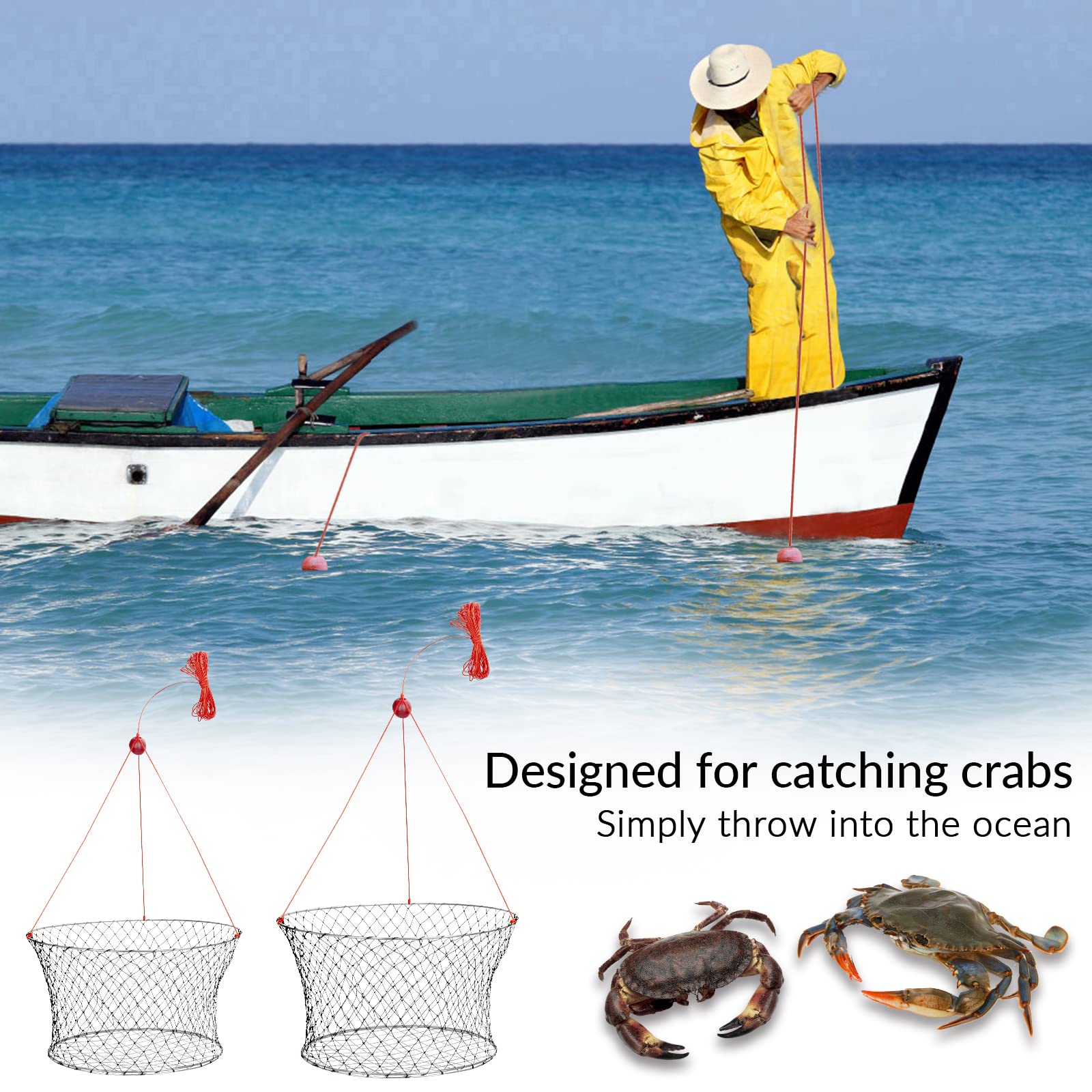 QualyQualy bait bag keeps bait secure and clean during crabbing.