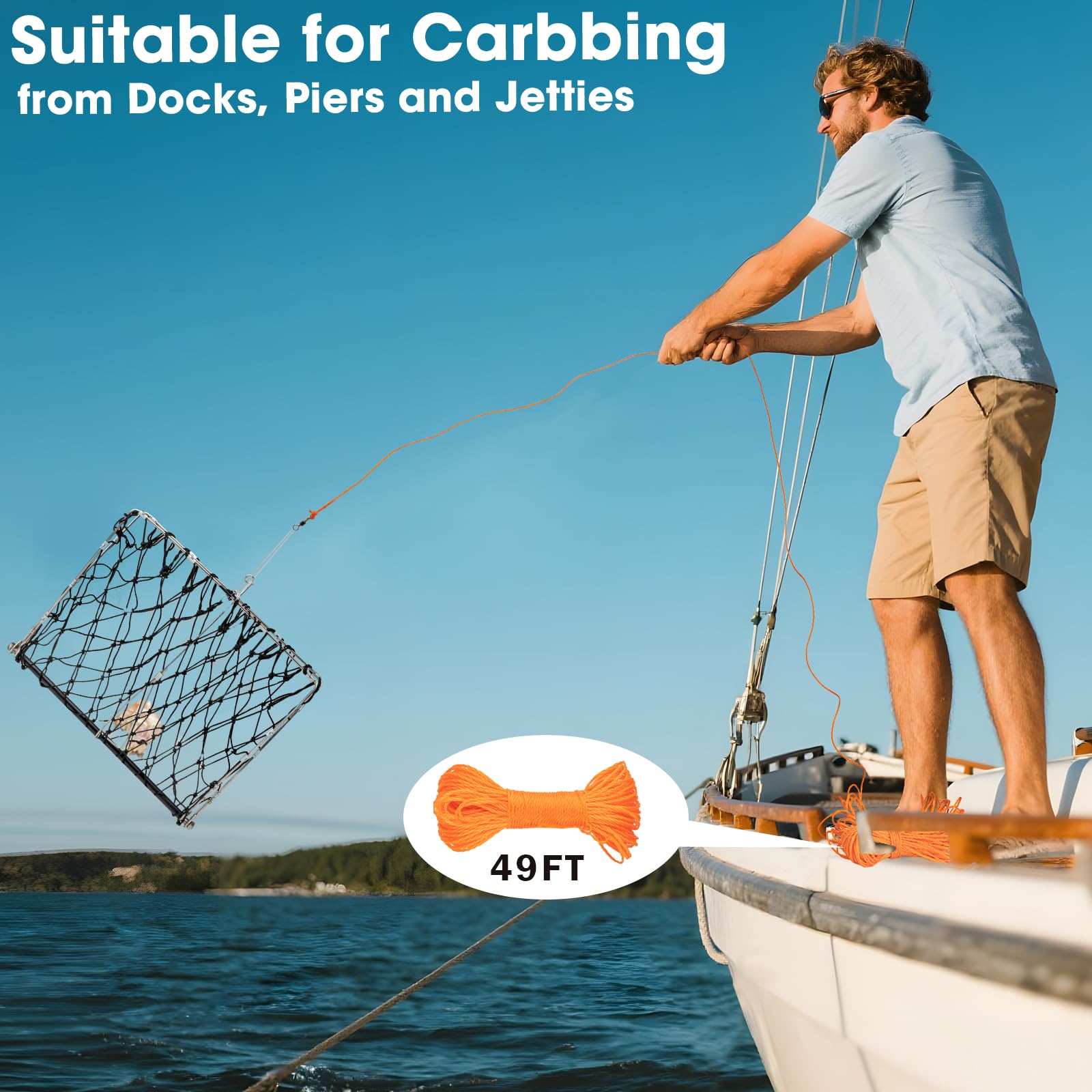 QualyQualy crab trap folds compactly for easy storage after trips.